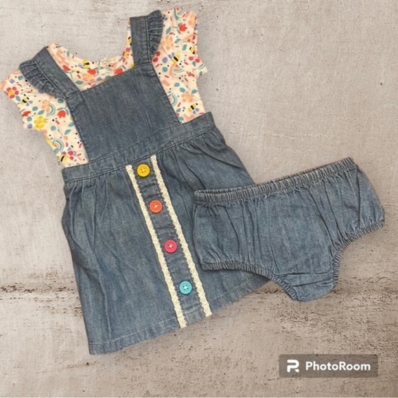 wonder nation Other - Jean jumper with flower shirt- 236